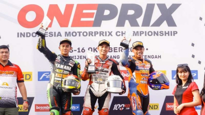 Pembalap yang naik podium di Oneprix Indonesia Motorprix Championship 2022