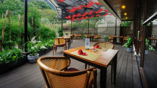 Teratai Chinese Restaurant, Hotel Borobudur Jakarta.