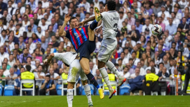 Real Madrid vs Barcelona di LaLiga