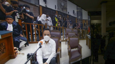 Bripka Ricky Rizal di PN Jaksel