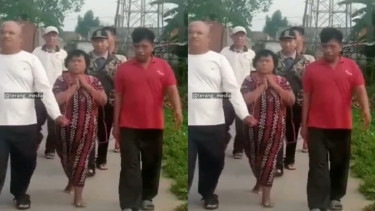 Viral Pencuri Motor Diarak dan Diikat Lehernya oleh Pak RT 