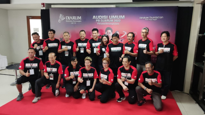 Tim juri Audisi Umum PB Djarum 2022