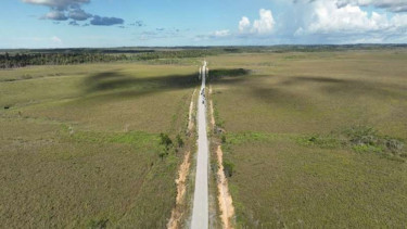 Lahan milik Pemkab Teluk Bintuni di kawasan Padang Agoda, Distrik Aroba.