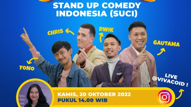 VIVATalk bareng komika. 