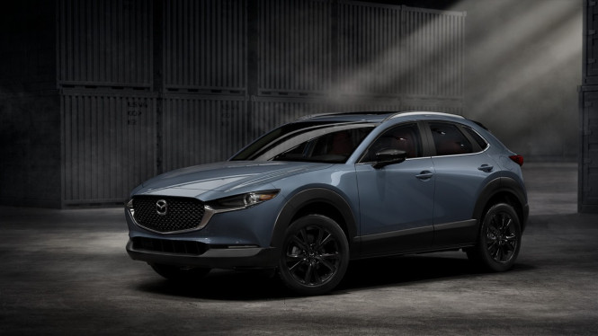 Ilustrasi gambar mobil Mazda CX-30 terbaru