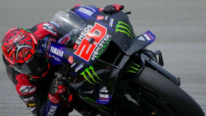 Pembalap Monster Energy Yamaha, Fabio Quartararo.