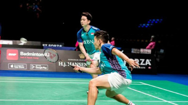Ganda putra Indonesia, Marcus Fernaldi Gideon/Kevin Sanjaya Sukamuljo.