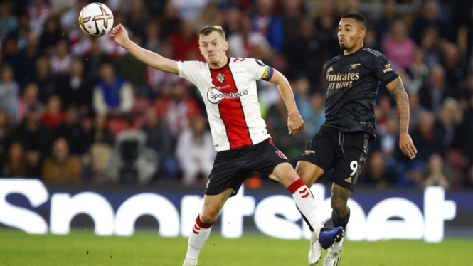 Southampton vs Arsenal di Premier League