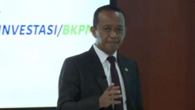 Menteri Investasi Bahlil Lahadalia.