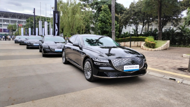 Mobil Listrik Genesis G80 untuk Acara KTT G20 Bali