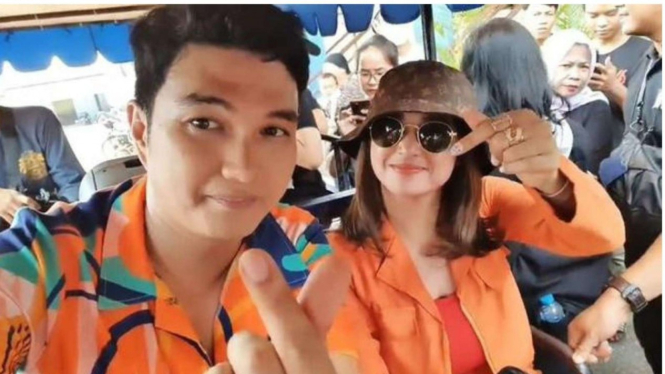 Aldi Taher dan Dewi Perssik