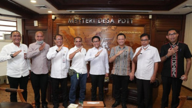 Pertemuan Mendes PDTT dengan Bupati Belu NTT