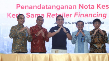 Penandatanganan Nota Kesepahaman Kerja Sama Retailer Financing Jaringan SIG