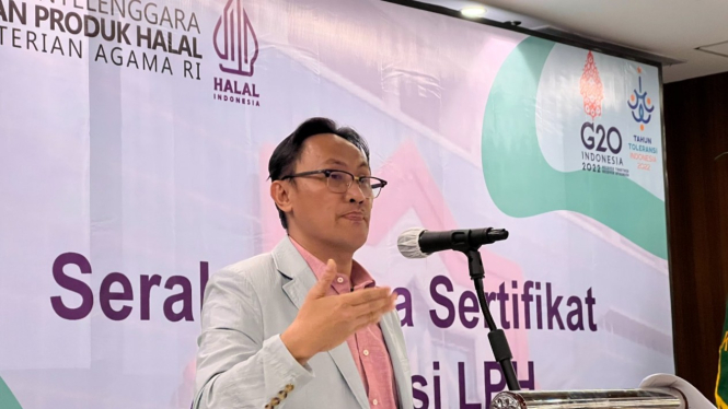 Kepala Badan Penyelenggara Jaminan Produk Halal (BPJPH) Muhammad Aqil Irham