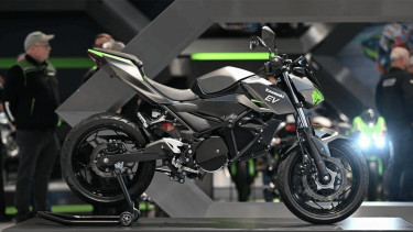 Prototipe motor listrik milik Kawasaki