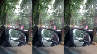 Viral Petugas Dishub dan Polisi Rusak Spion Taksi