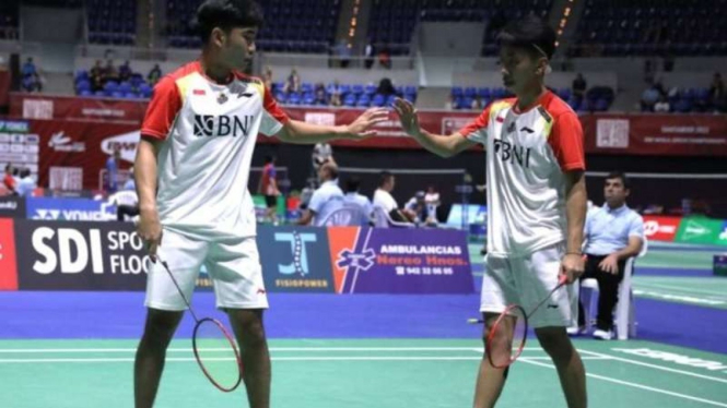 Ganda putra Indonesia Muh Putra Erwiansyah/Patra Harapan Rindorindo