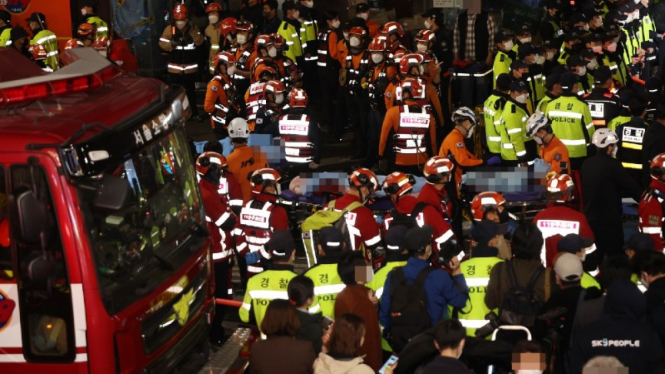 Sebanyak 149 orang tewas dan 78 lainnya luka saat perayaan Halloween di Itaewon, Korea Selatan, Sabtu 29 Oktober 2022.