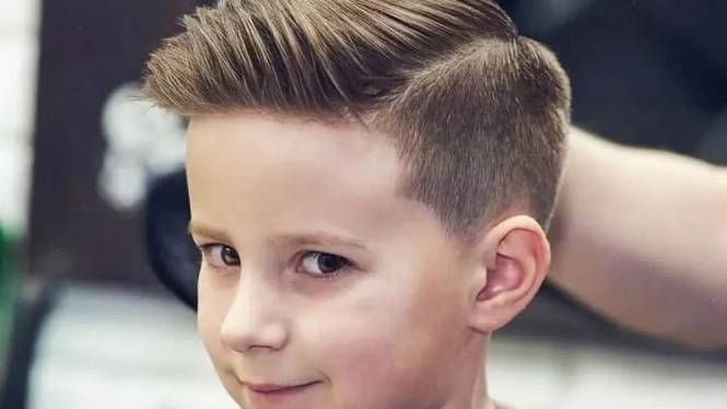 Ilustrasi gaya rambut anak 