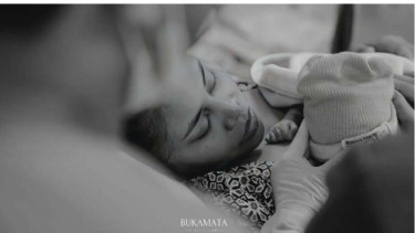 Evi Masamba lahirkan anak kedua