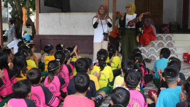 Chiki Fawzi di Pulau Panggang