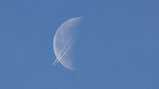 Ilustrasi Bulan. 