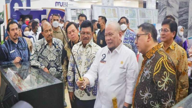 Ketua DPD RI LaNyalla bersama Menkominfo dan Fadli Zon