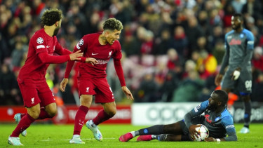 Liverpool vs Napoli di Liga Champions