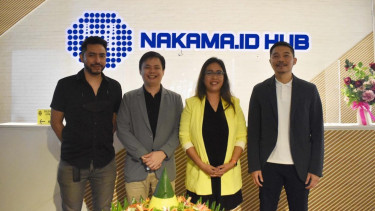 Peresmian kantor Nakama.id Hub oleh Sinar Mas Land, Kamis (26/10). 