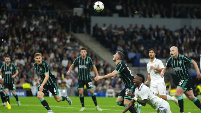 Real Madrid vs Glasgow Celtic di Liga Champions