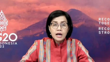 Menteri Keuangan Sri Mulyani Indrawati.