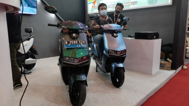 Motor listrik Davigo di IMOS 2022