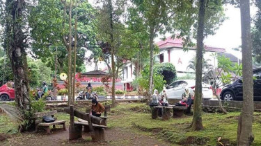 Taman yang menjadi lokasi mahasiswi Unsoed mencoba bunuh diri