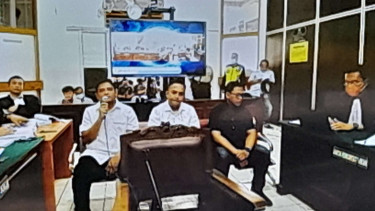 AKBP Ridwan Soplanit saat jadi saksi di sidang AKP Irfan