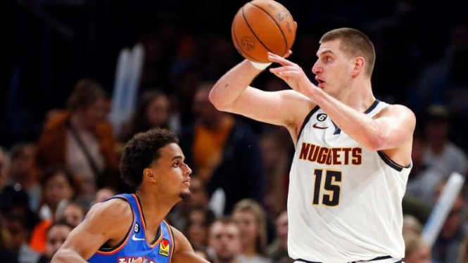 Pemain Denver Nuggets, Nikola Jokic.
