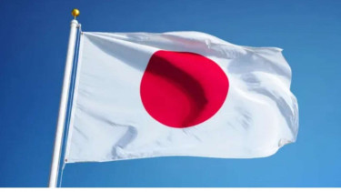 Bendera Jepang.