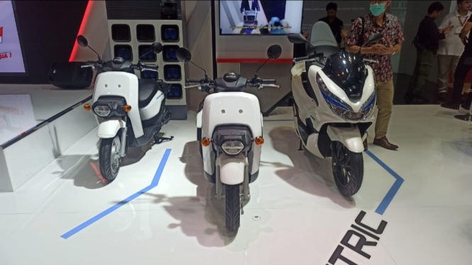 PT Astra Honda Motor Pamer Tiga Model Listrik di IMOS 2022