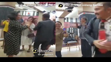 Viral Ibu Bapak Almarhum Brigadir Yosua Senang-senang usai sidang Sambo Cs