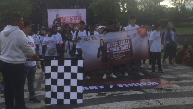 Jalan sehat dan zumba sambut KTT G20 di Bali.