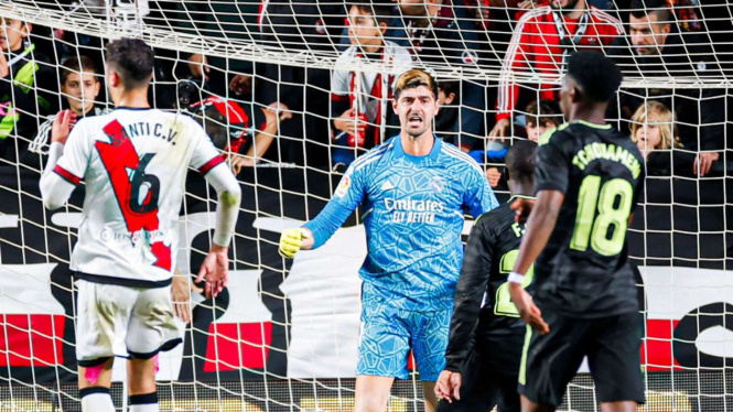 Thibaut Courtois, Hasil Pertandingan Rayo Vallecano vs Real Madrid 3-2