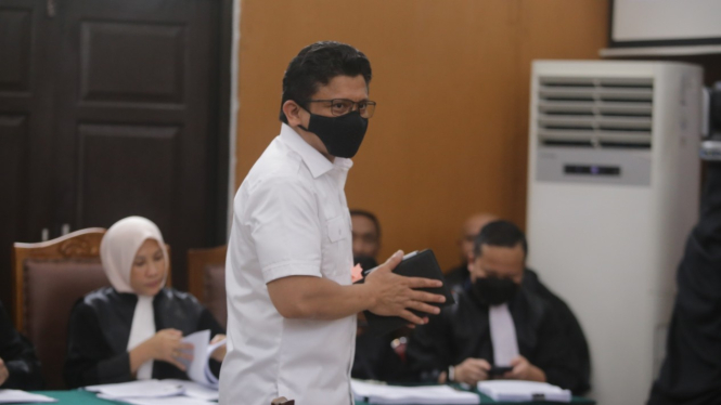 Ferdy Sambo saat didang lanjutan kasus dugaan pembunuhan berencana Brigadir J