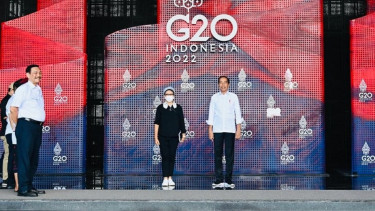 Presiden Jokowi meninjau kesiapan venue KTT G20 di Bali