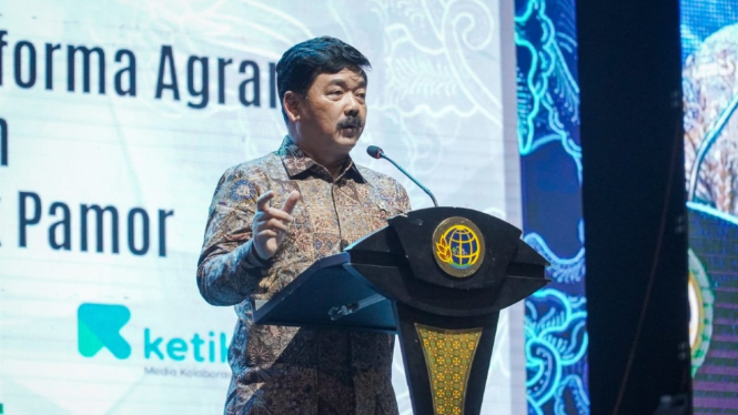 Menteri Agraria dan Tata Ruang (ATR)/Badan Pertanahan Nasional (BPN) Hadi Tjahjanto.
