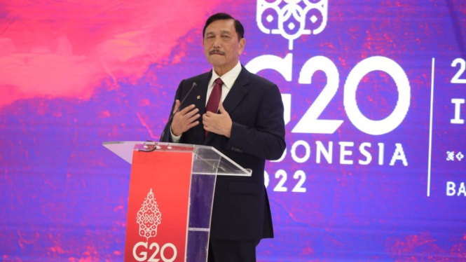 Menteri Koordinator Bidang Kemaritiman dan Investasi Luhut Binsar Pandjaitan.