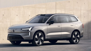 Ilustrasi gambar mobil listrik Volvo EX90
