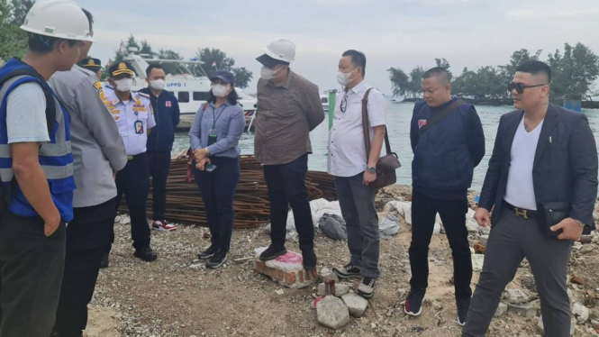 Pulau Tidung tengah revitalisasi dermaga.