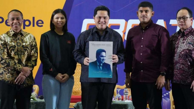 Erick Thohir Luncurkan Buku Biografi Perjalanan Hidupnya