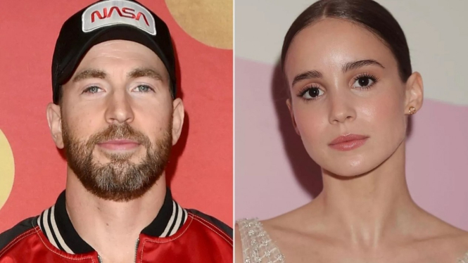 Chris Evans dan Alba Baptista 