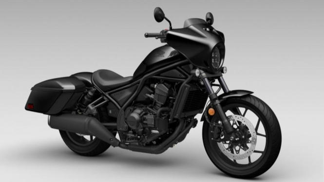 Ilustrasi gambar motor Honda Rebel 1101 T