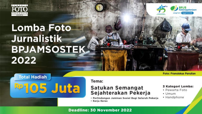 BPJS Ketenagakerjaan Kembali Gelar Lomba Foto Bertema Pekerja.